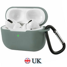 For AirPods Pro Charging Case Silicone Shockproof Protective Skin Midnight Green