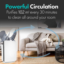 BreatheSmart Classic Air Purifier for Large Rooms Up to 102 m², HEPA Fliter with 99.99% Airborne Particle Rmoval, Captures Allergens, Mould, Pollen, Dust, Pet Odours, Smoke, VOCs, Chemicals.