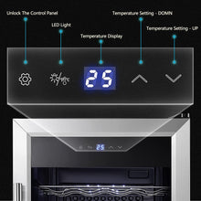 Kalamera 28 bottles Wine fridge mini wine cooler free standing glass door drink cellar stainless steel beverage refrigerator