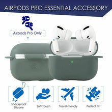 For AirPods Pro Charging Case Silicone Shockproof Protective Skin Midnight Green