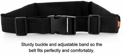 Akalas Running Belt - 2 pockets, No-Bounce Sweatproof Waist Pack Bag UK